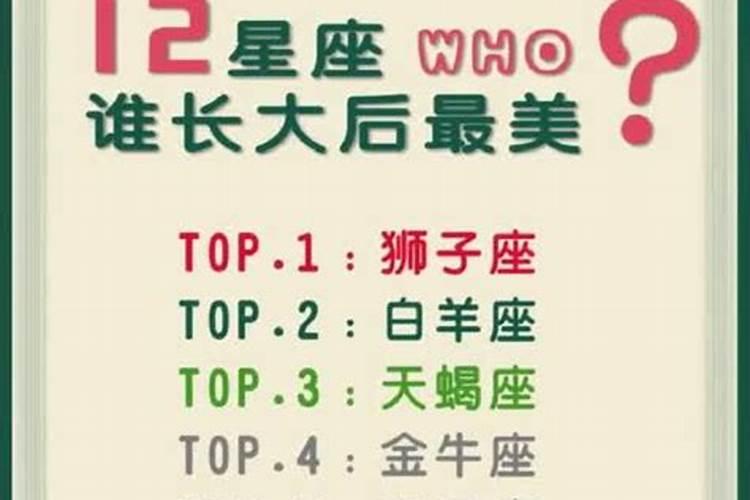 12星座长大后最美_处女座 女生长大以后漂亮吗？